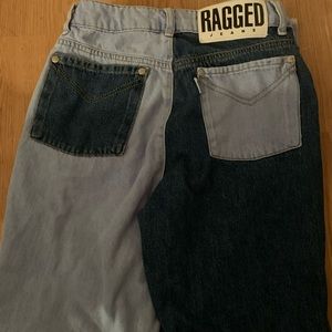 Ragged priest Equilibrium Patchwork Denim Mom Jeans